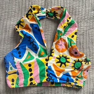 Printed Zara halter top